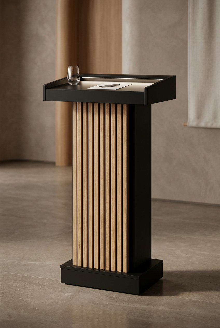 Podium at Novelle Event Space in Lakewood, NJ