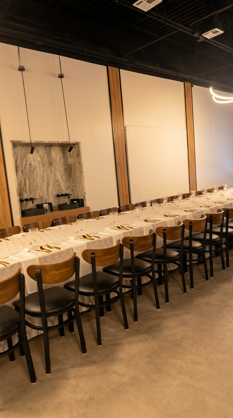 Tables at Novelle Event Space in Lakewood, NJ