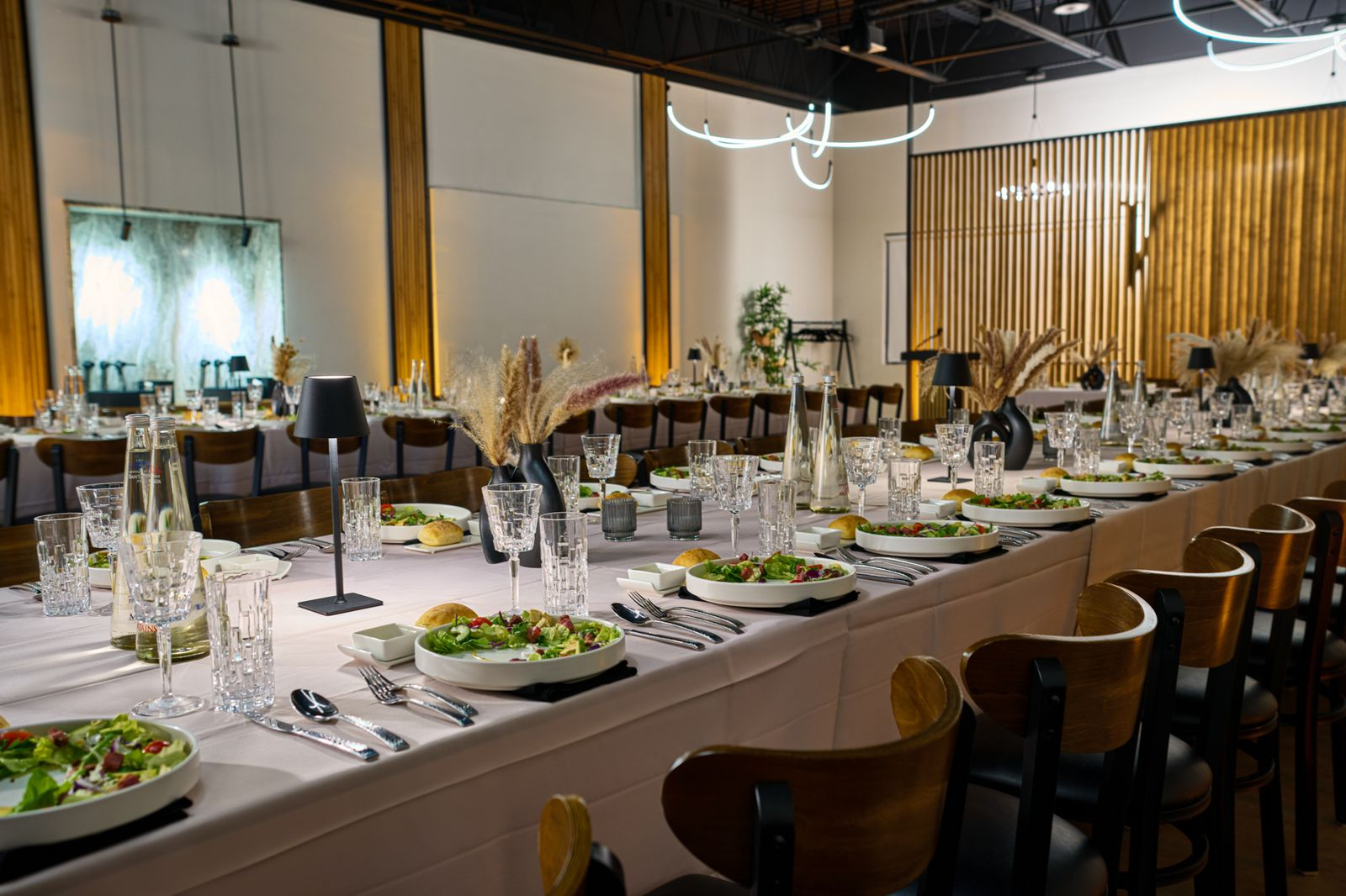 Novelle event space set for a celebration